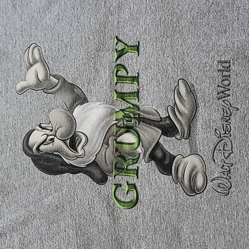 Men's walt disney world light three Grumpy Tee Men's size Large